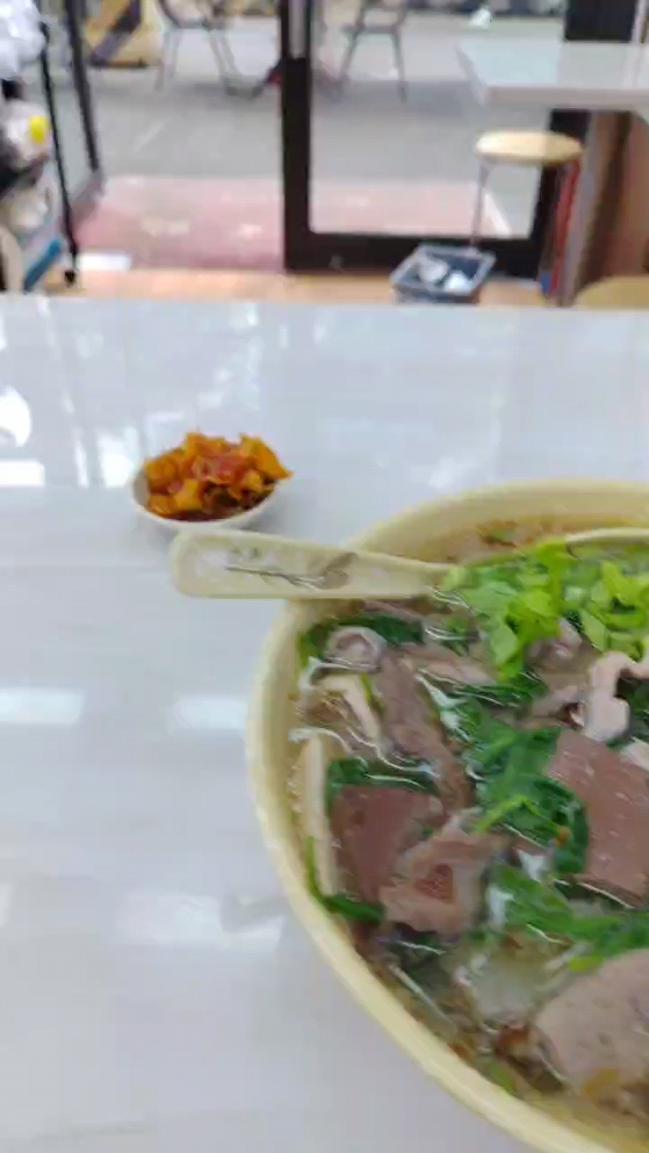 潮汕猪杂汤粉,美好的一天,从早晨开始。