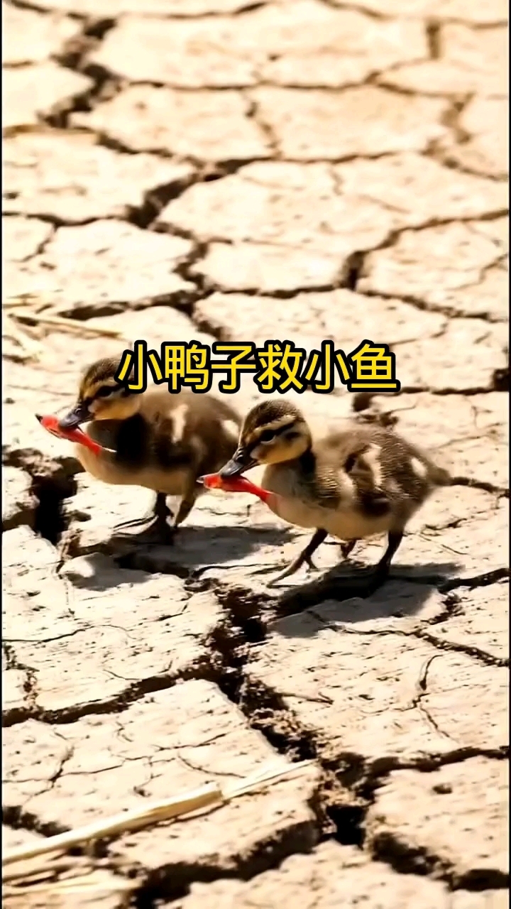 万物皆有灵!鸭子“叼”鱼不是要吃,而是暖心救鱼