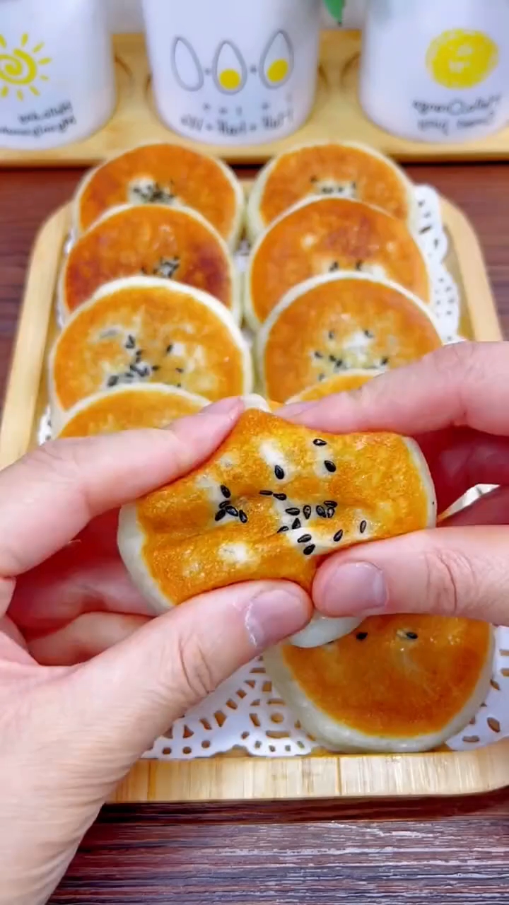 糯米豆沙饼味道太香了