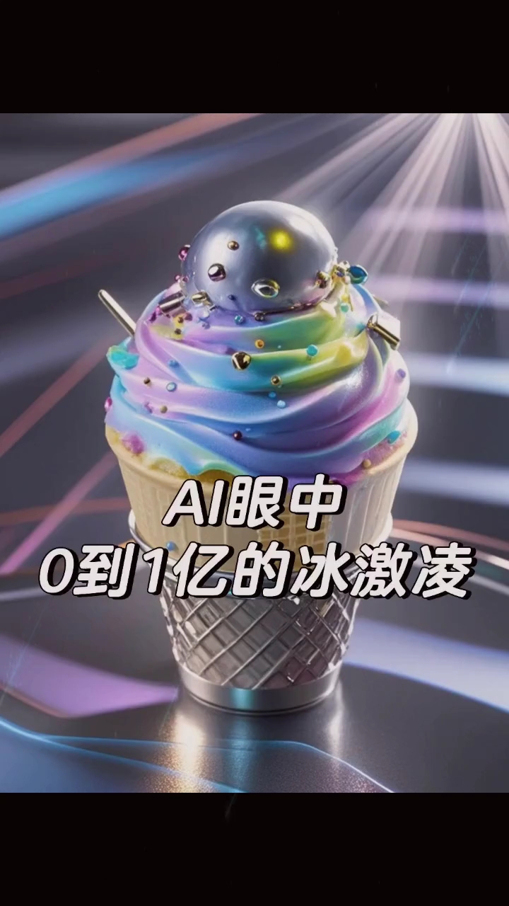 AI眼中立秋得第一个冰淇淋,必须献给你