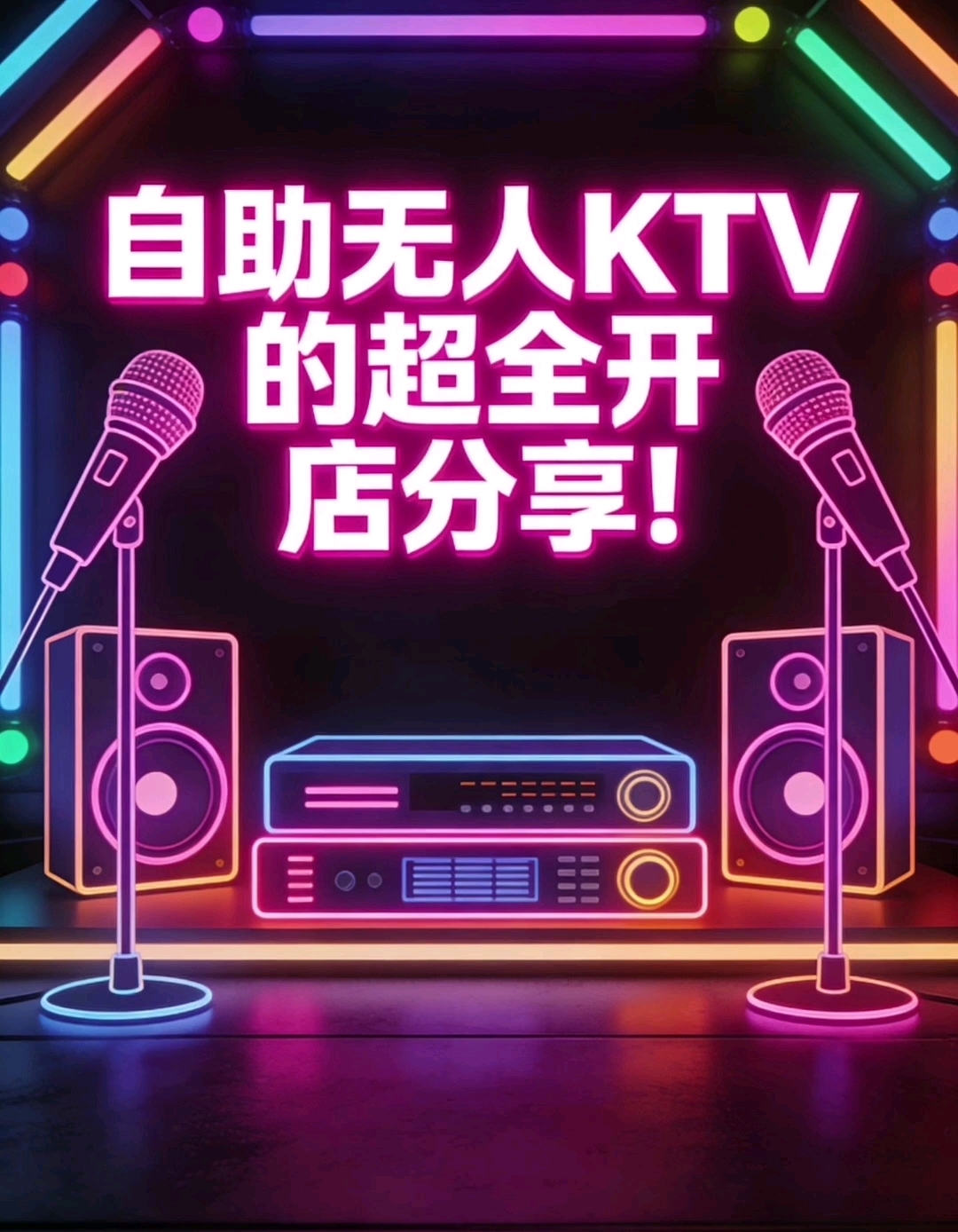 自助无人KTV的超全开店分享!