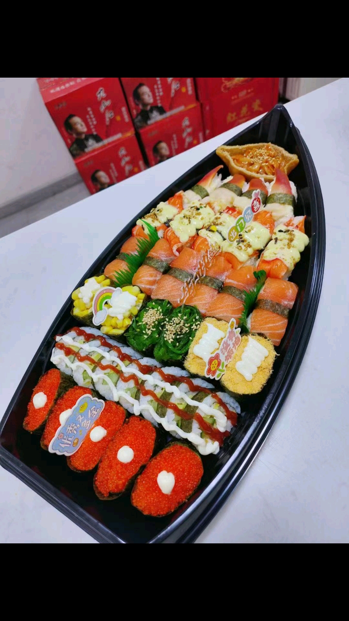大安朱莉寿司店!过生日提前预定。