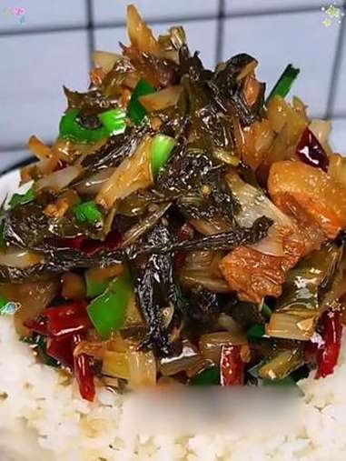 安徽的腌白菜下饭真的绝了，吃这个菜必须用大碗来干饭 腌白菜 下饭菜