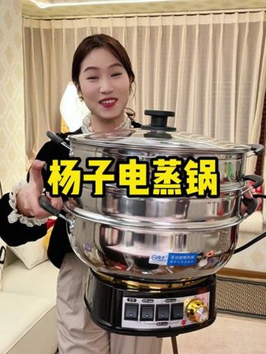 过年家里喜欢蒸东西吃的,这个扬子大品牌的电蒸锅太合适了,上蒸下煮一锅三出 汤锅 电蒸锅 扬