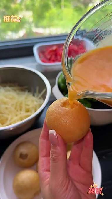 在家做油面筋灌蛋超简单!Q弹入味,配米饭绝了!油面筋灌蛋 家常快手菜 好吃到爆 一人食推荐
