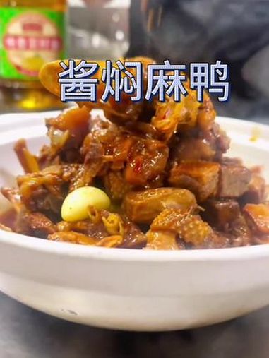 美食 酱焖麻鸭