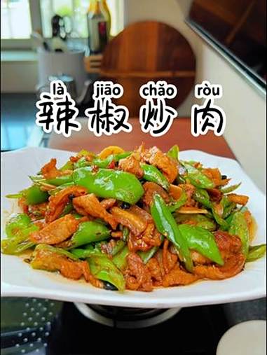 辣椒炒肉 美食教程 家常菜 下饭菜 湘菜 辣椒炒肉