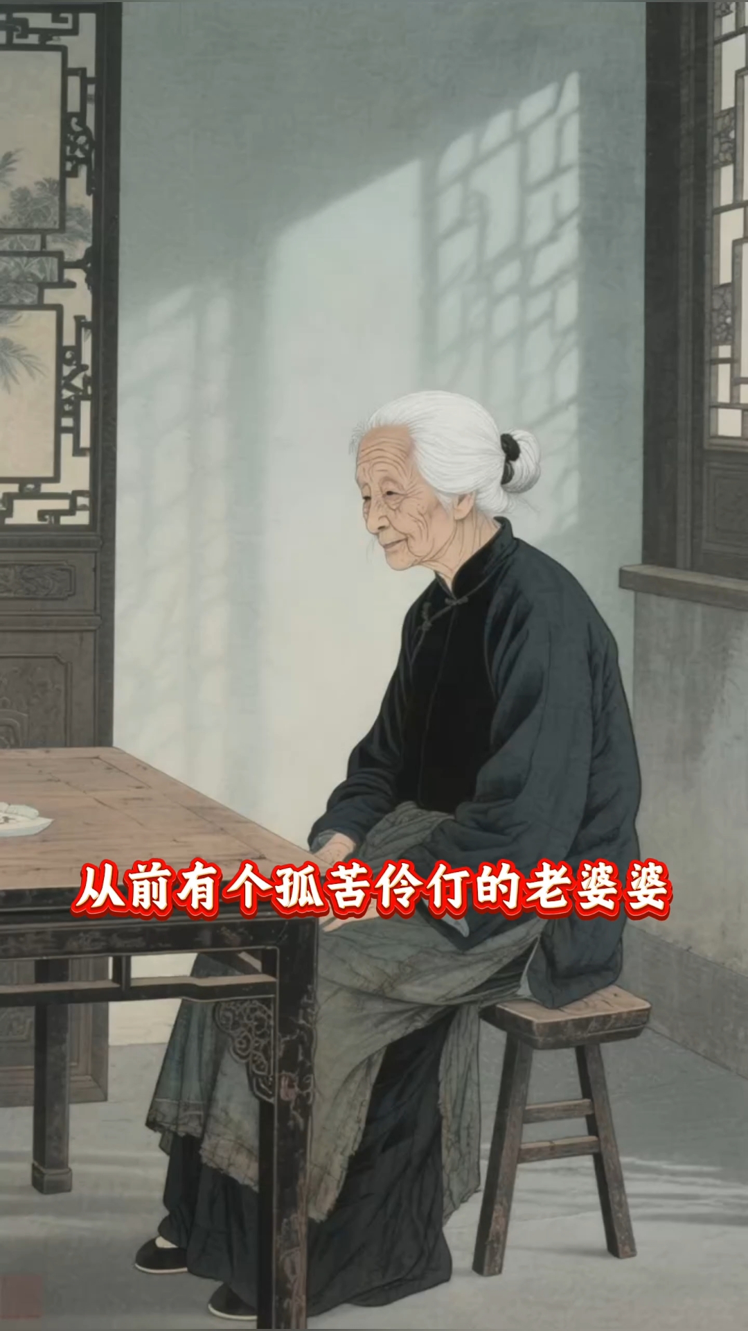 老婆婆和老鼠的故事