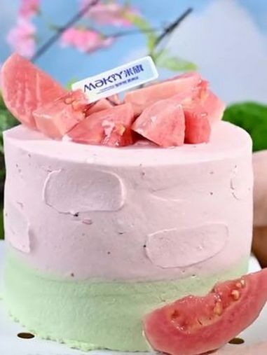 如果幸福是一块芭乐蛋糕  生日蛋糕 芭乐蛋糕