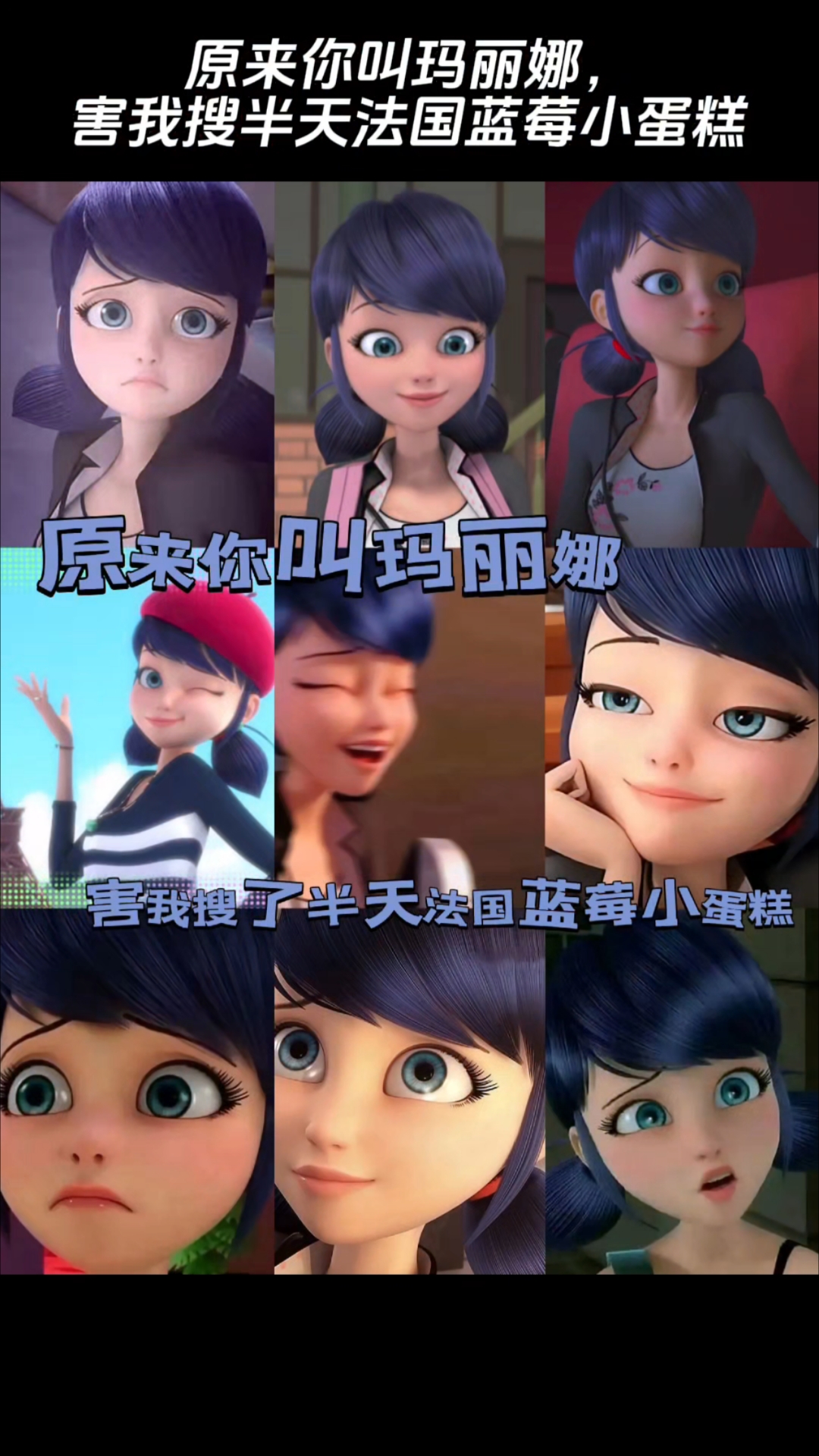原来你叫马丽娜,害我搜半天法国蓝莓小蛋糕