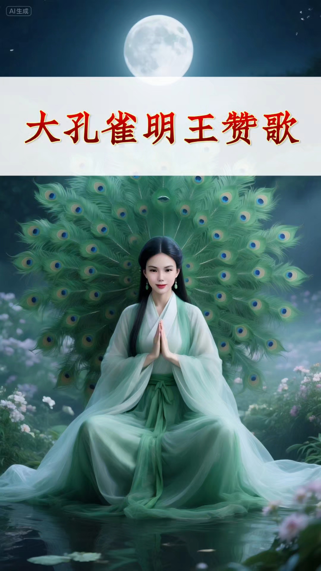 【大孔雀明王赞歌】#阿比甲当嘎#音乐分享#十方AI#禅乐