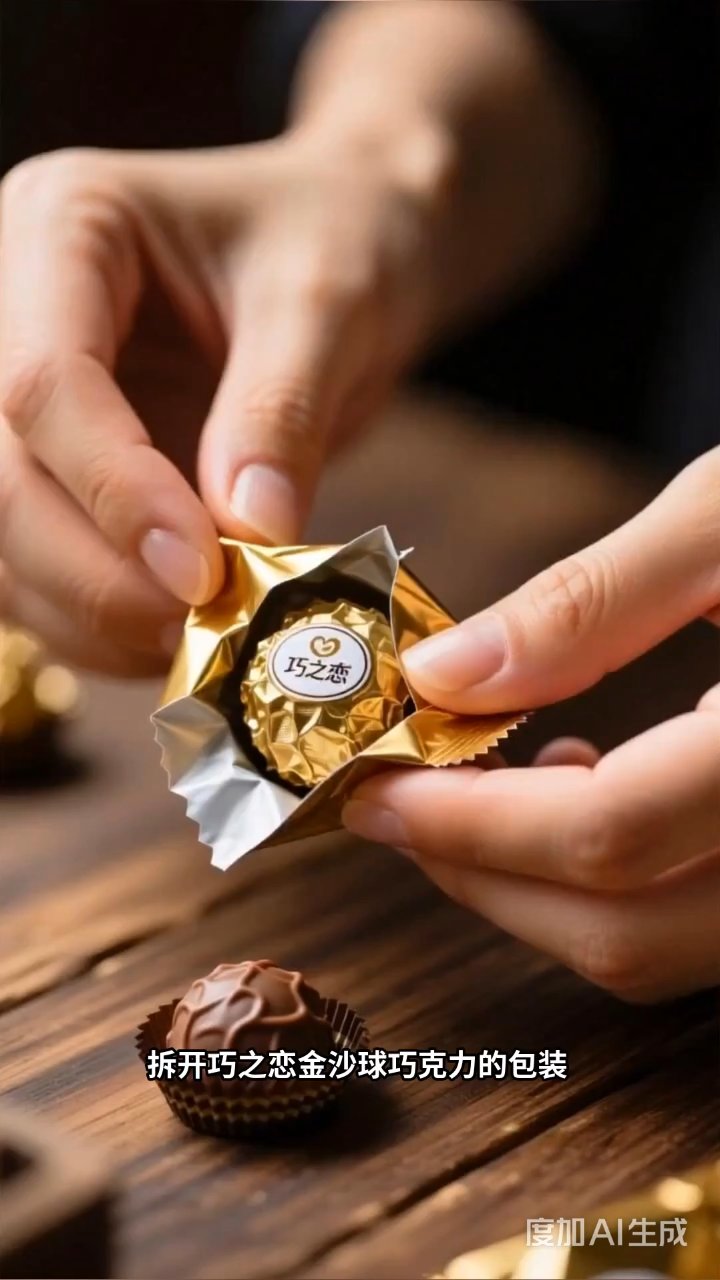 巧之恋金沙球巧克力:一口酥脆,满口丝滑的味蕾盛宴