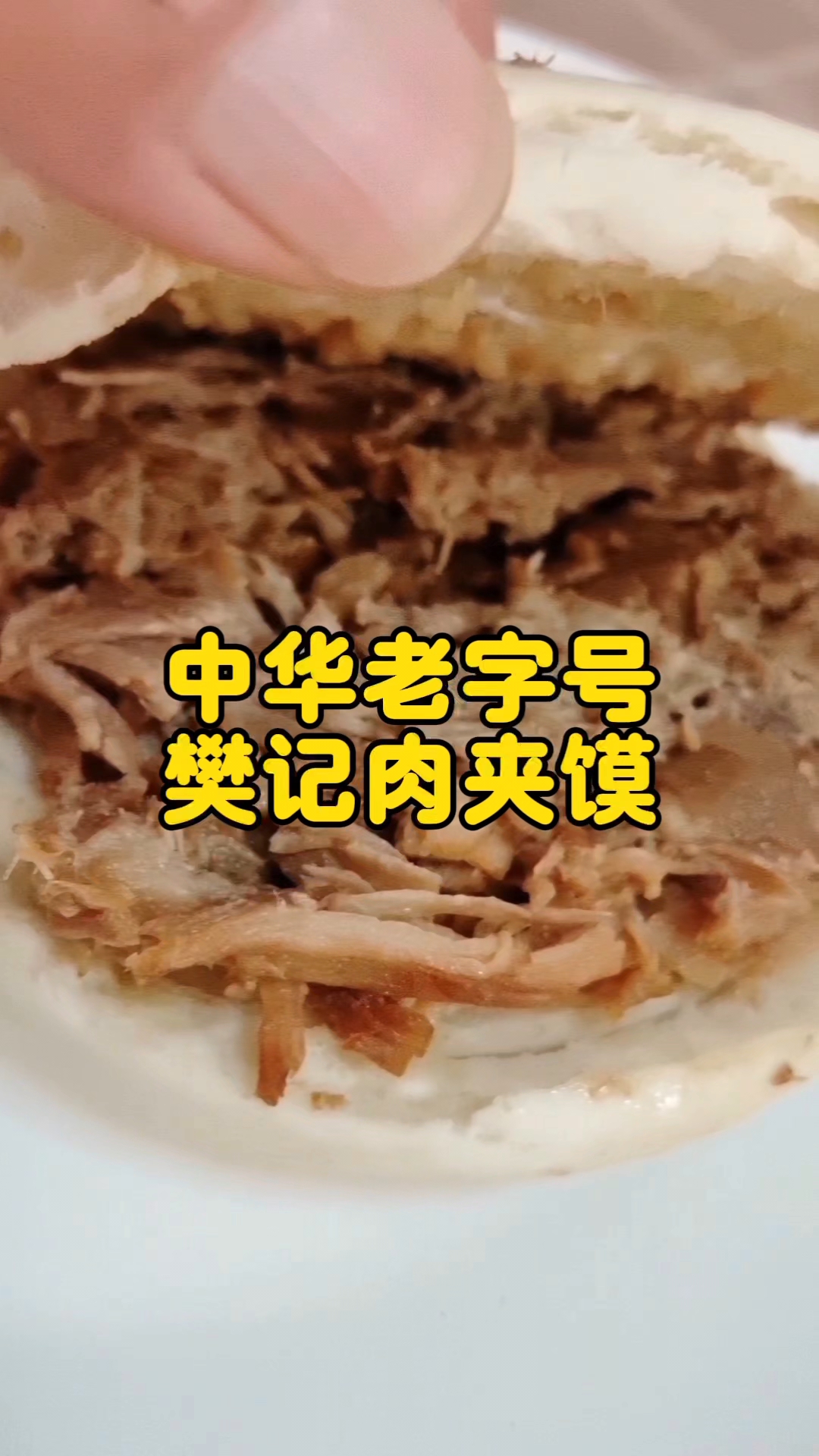 吃西安肉夹馍就吃中华老字号樊记腊汁肉夹馍#为人民探店