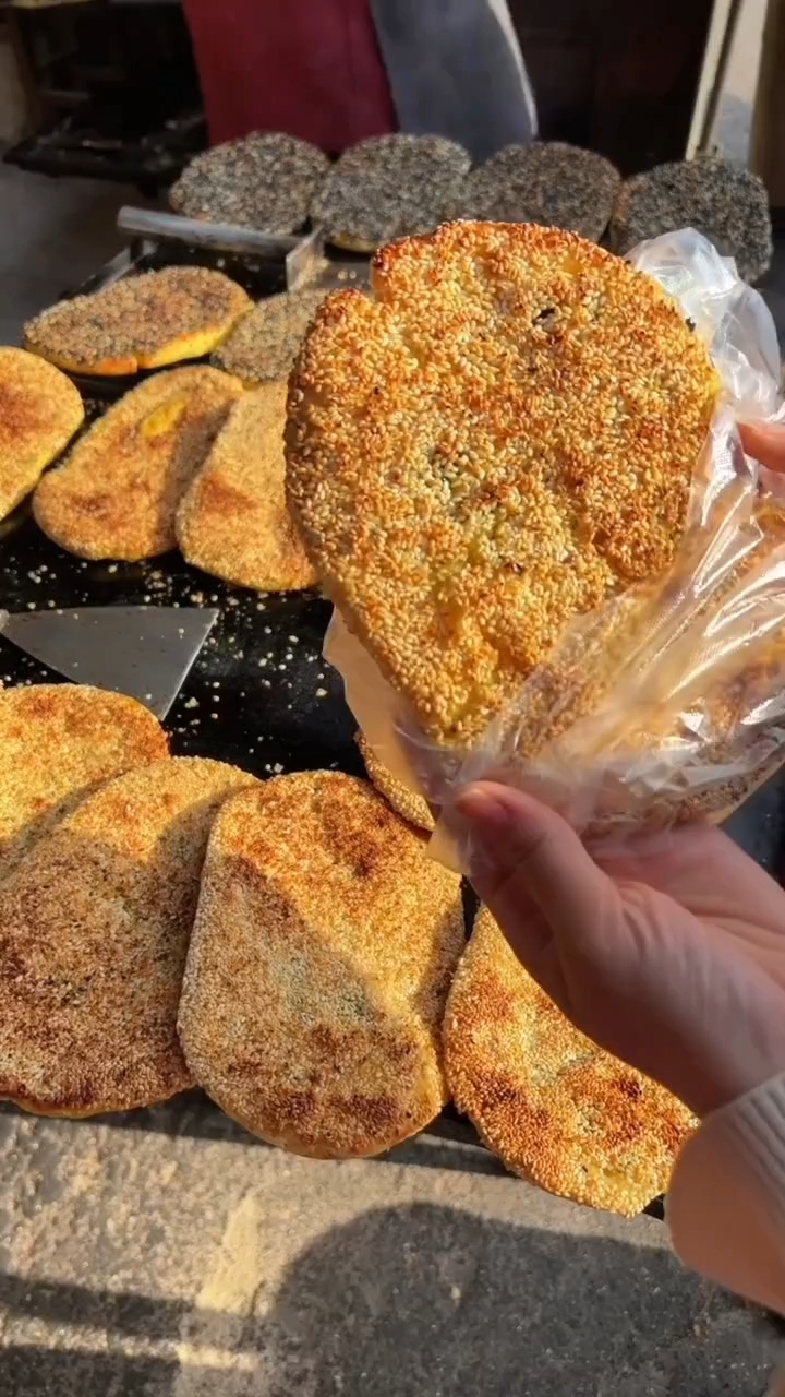 兴化菜籽油烧饼真的太好吃啦