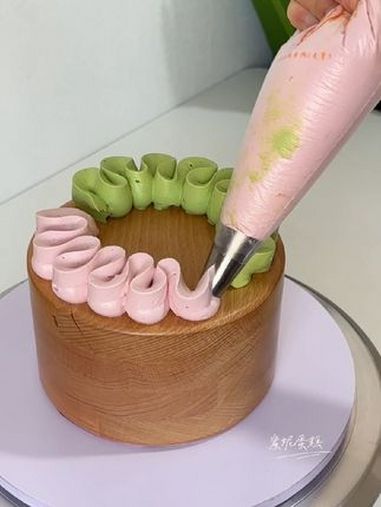 蛋糕 蛋糕制作 裱花嘴 蛋糕学习 视频同款花嘴左下角