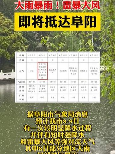 大雨暴雨即将抵达阜阳,还有6级阵风!#天气 #阜阳 #暴雨 #安徽 #安徽dou知道