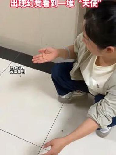 女子吃了市场上买的野生菌菇“见手青”,出现幻觉,看到一堆毛毛的“小天使”……“当地人说头水