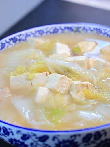 一口鲜到骨子里，家常白菜炖豆腐，鲜软入味，吃着真舒坦 好好吃饭大赛 省饭课代表 白菜炖豆腐