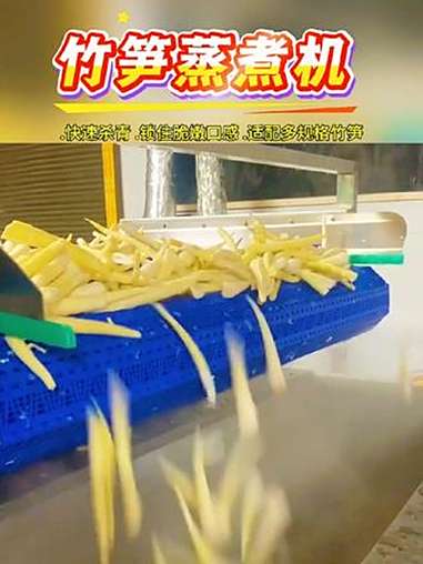 今天带大家了解一下竹笋蒸煮设备 是如何提高产量的同时还确保产品质量的呢 那就随着我们的镜头