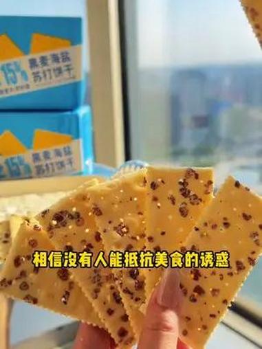 千丝爆款海盐苏打饼干 黑麦海盐苏打饼干 零食推荐 饼干 网红饼干