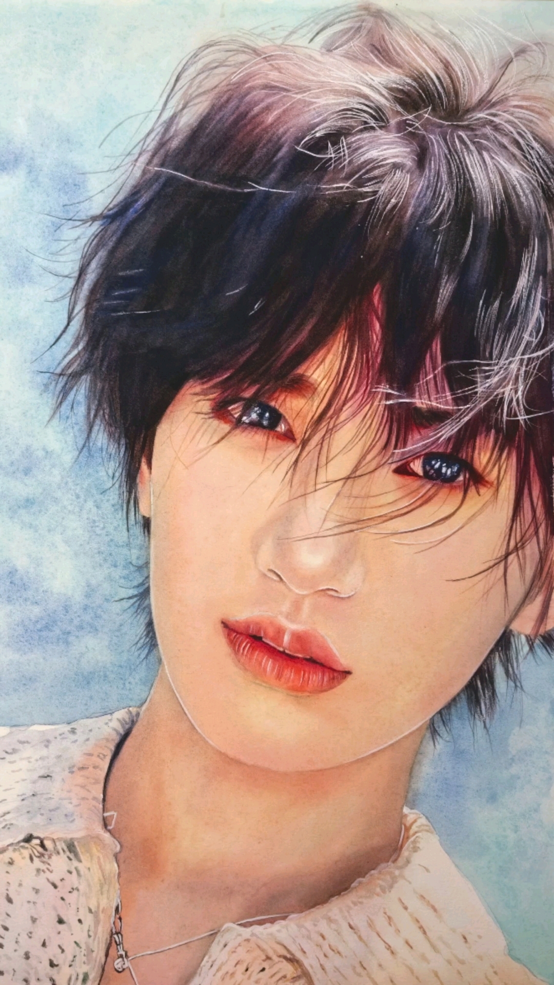 阳光大男孩——张翅#张翅# #画画# #手绘# #水彩# #想画就画# #原创作品#