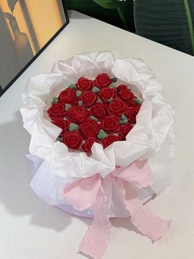 巧克力玫瑰花蛋糕 人气蛋糕推荐 抖音网红蛋糕 蛋糕 蛋糕装饰 视频同款左下角