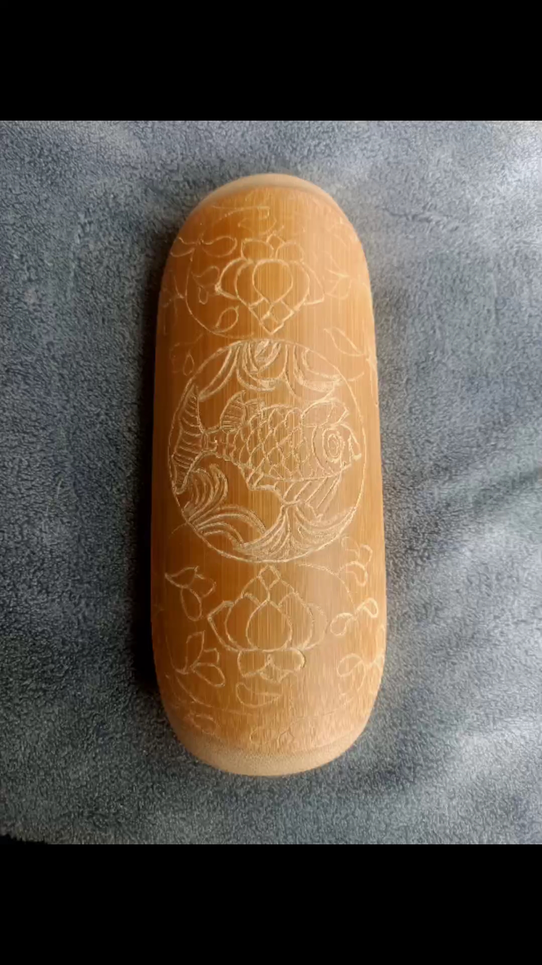 #非遗技艺传承# 竹雕鱼澡纹,传统经典纹样