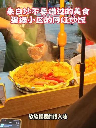 #来白沙不要错过的美食 #白沙 碧绿小区门口非常火的#网红炒饭……#海南 #白沙美食推荐