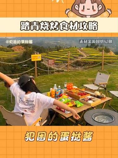 踏青烧烤食材攻略 炭火燃起了,肉香飘出来,我的朋友,你确定不加入这场踏青旅行嘛 舌尖上的抖