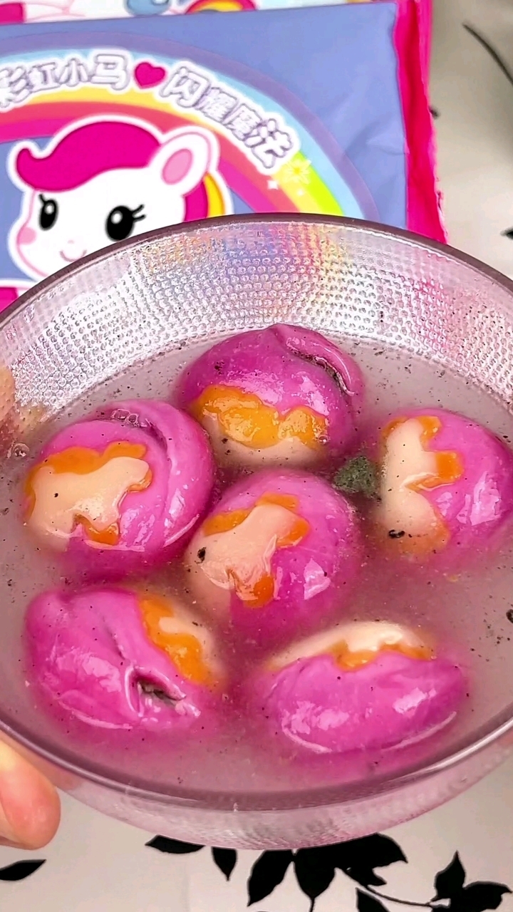 三全的彩虹小马汤圆真是颜值与口味并存啊