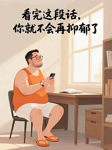 感觉要抑郁的时候，就回来看看这段话。生活感悟 情感共鸣 治愈系插画 内容过于真实 心灵疗愈