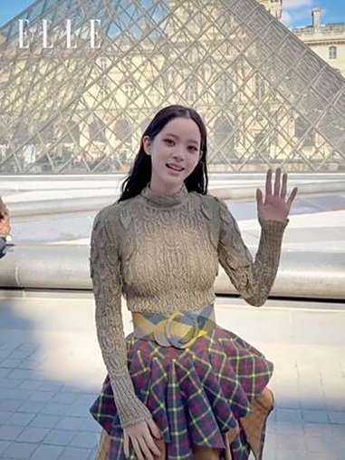 @歐陽娜娜Nana 在巴黎Louis Vuitton 2026春夏女装秀期待春天再一次来到
