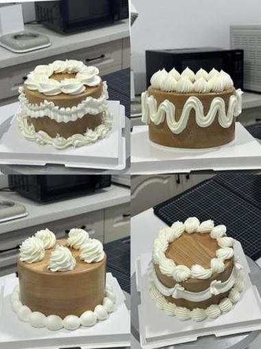 生日蛋糕 蛋糕 蛋糕制作过程 裱花嘴视频同款花嘴左下角10件套