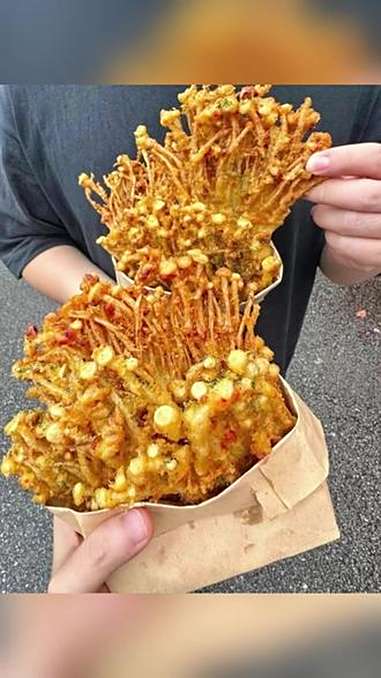 有空气炸锅一定要做的金针菇做法 美食教程 空气炸锅 空气炸锅美食 我的厨房日记 金针菇