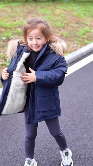 服装搭配大师 那些年的穿搭 女童冬季穿搭 儿童派克服