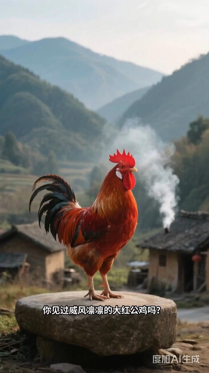 大红公鸡守护神秘道观,山村上演奇妙缘分