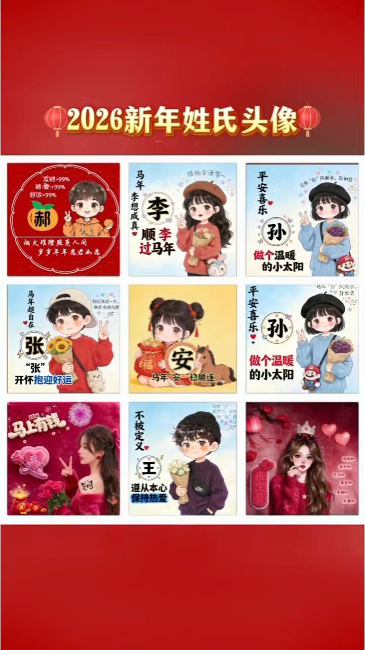 烟火璀璨照亮人间,岁岁年年愿君如愿!#新年姓氏头像#
