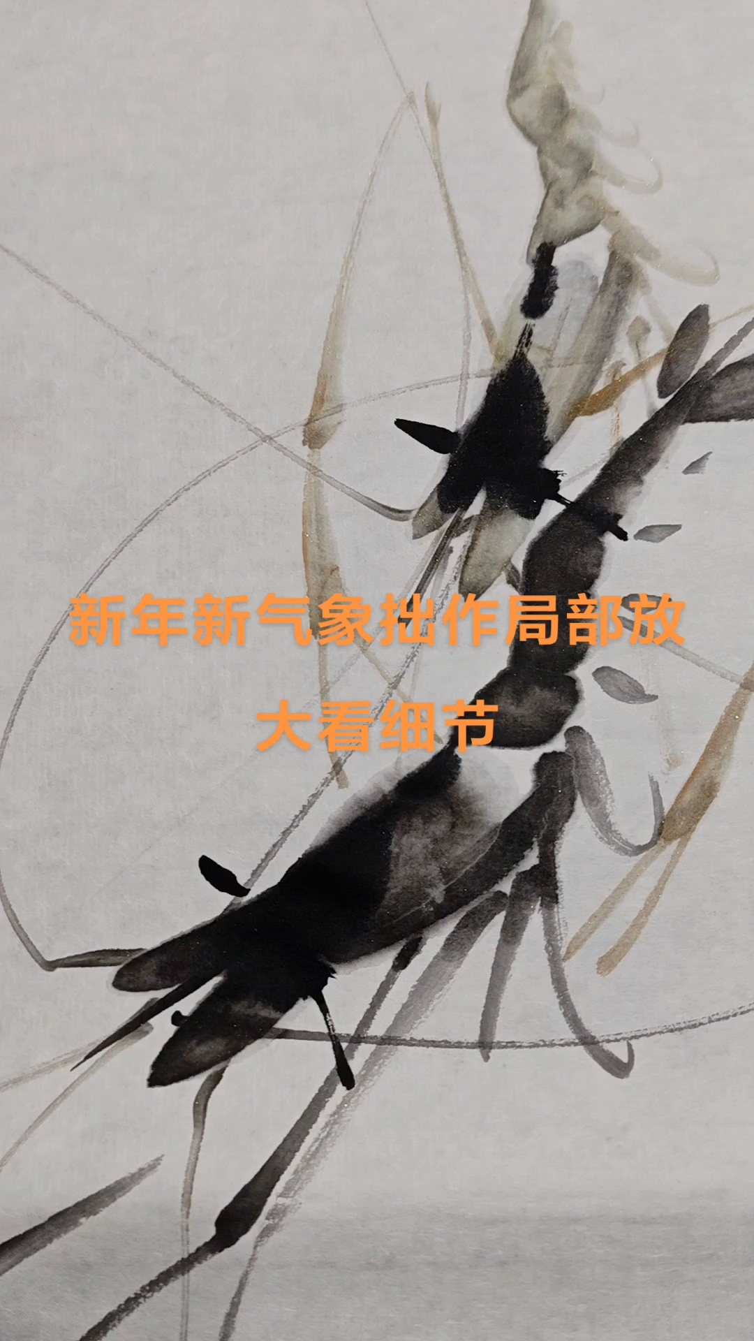 仿齐白石先生画虾我画不一样的虾
