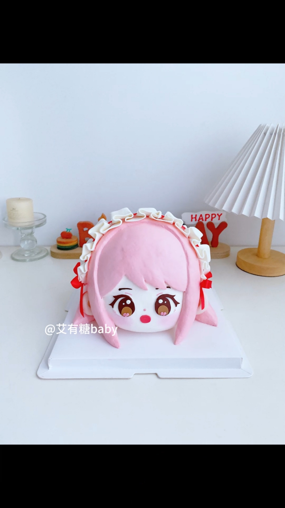 暖暖Nikki大头蛋糕 无限暖暖北京二次元立体大头生日蛋糕