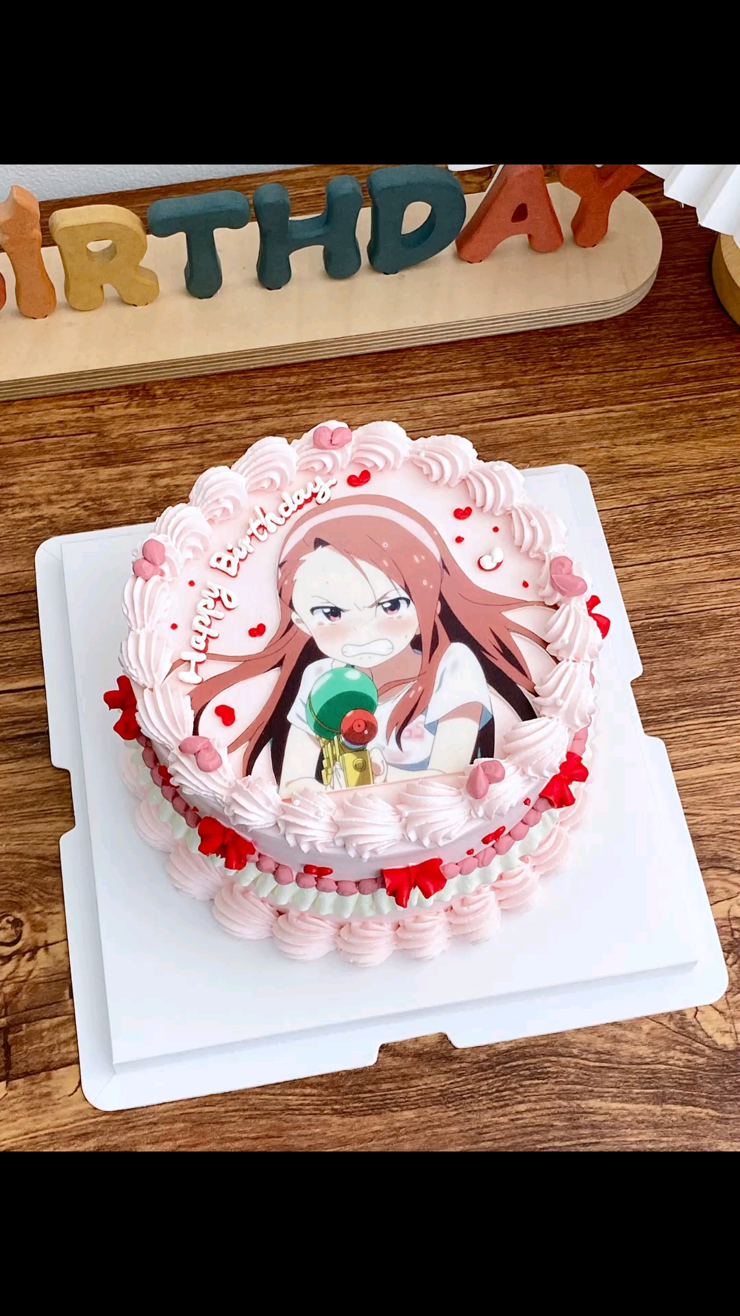偶像大师水濑伊织小蛋糕 北京二次元糯米纸生日蛋糕#偶像大师# #水濑伊织# #二次元# #