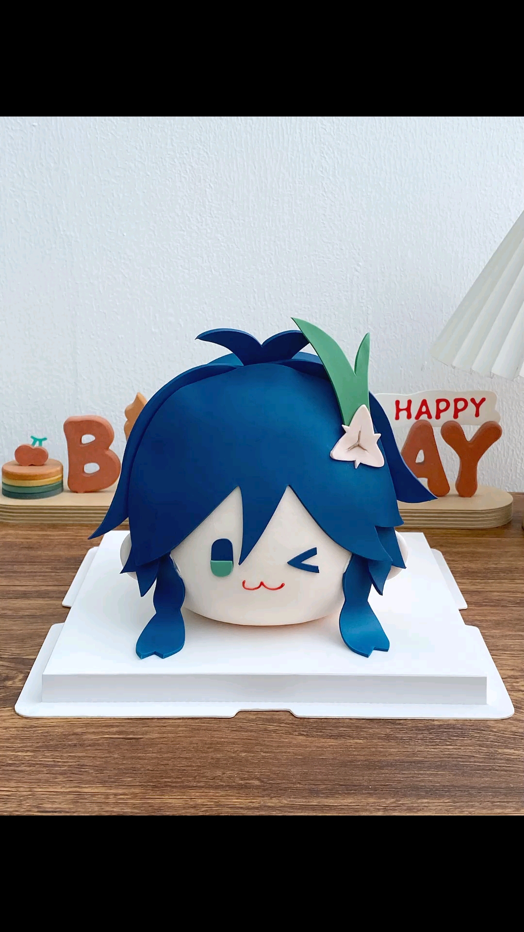 原神温迪小蛋糕 北京二次元立体大头生日蛋糕#温迪# #原神# #二次元蛋糕# #生日蛋糕#
