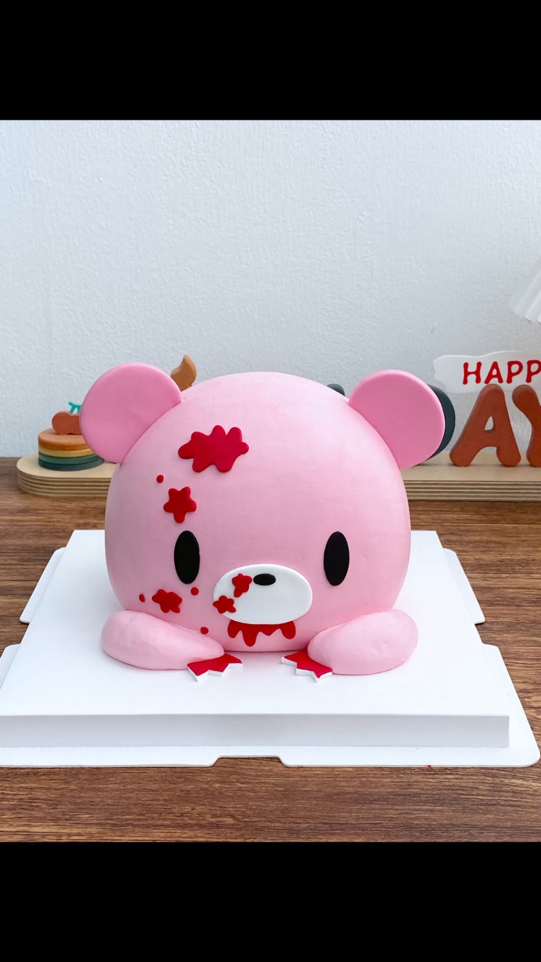 gloomybear暴力熊蛋糕 北京二次元立体大头生日蛋糕#暴力熊# #北京# #二次元蛋