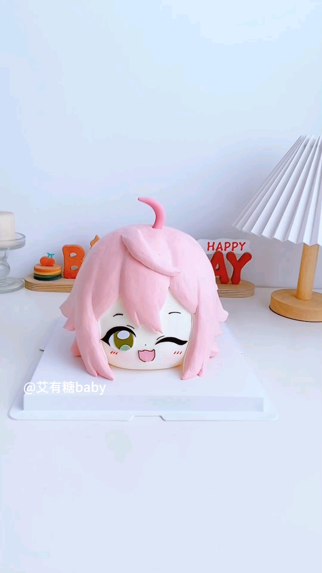 es姬宫桃李大头蛋糕 偶像梦幻祭北京二次元生日蛋糕