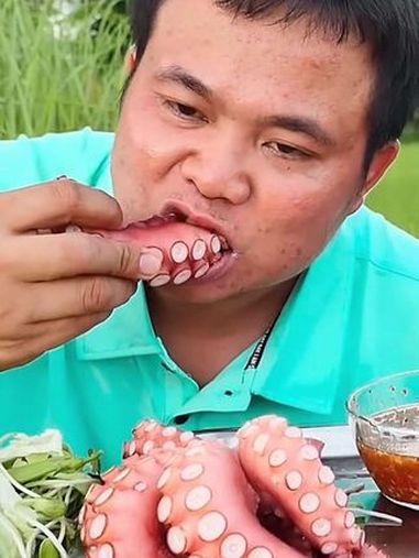 和大老婆一起吃剁椒酱汁水煮大章鱼足芽苗菜 内容启发搜索 泰国有哪些神奇美食 泰式凉拌海鲜视