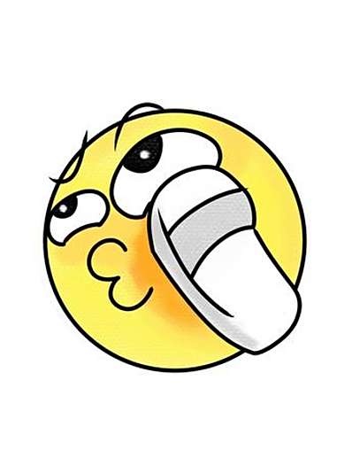 快来～赏你一个大嘴巴子～～嘿嘿 原创 画画 简笔画 表情包 手绘