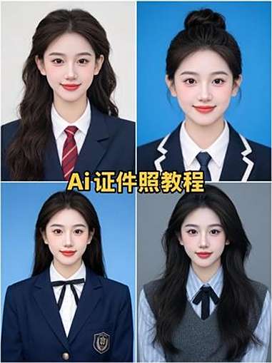 Al证件照制作入口,AI证件照免费制作教程 即梦ai 海马体证件照 ai 证件照ai 证件