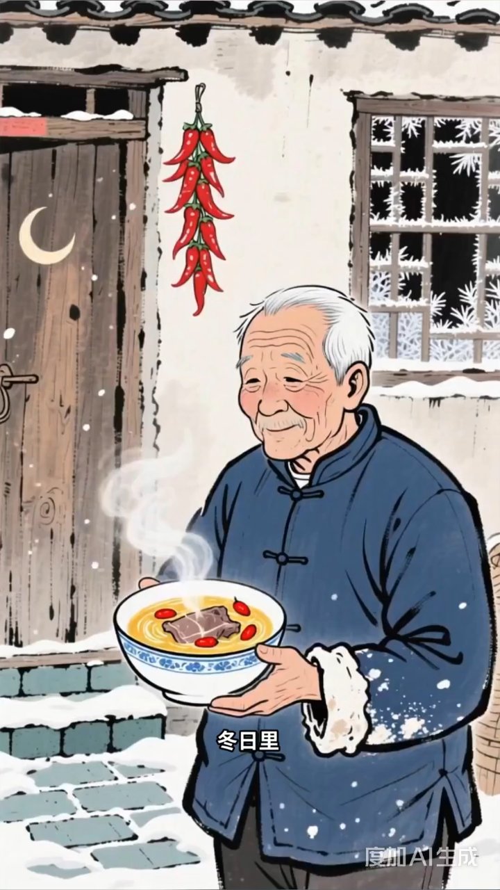 农家冬日暖食记:枸杞羊肉汤到桂圆粥的滋补盛宴