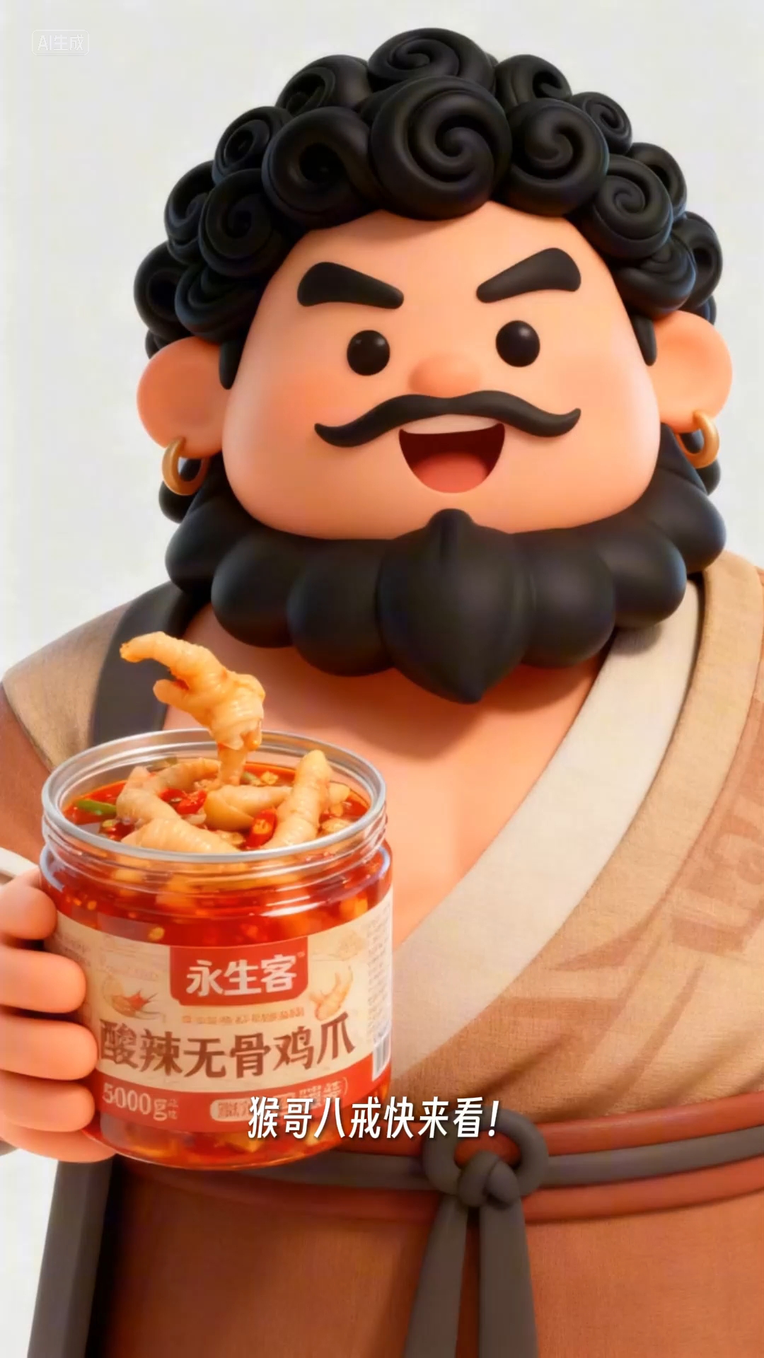 【聚会必囤】永生客酸辣无骨鸡爪500g四罐