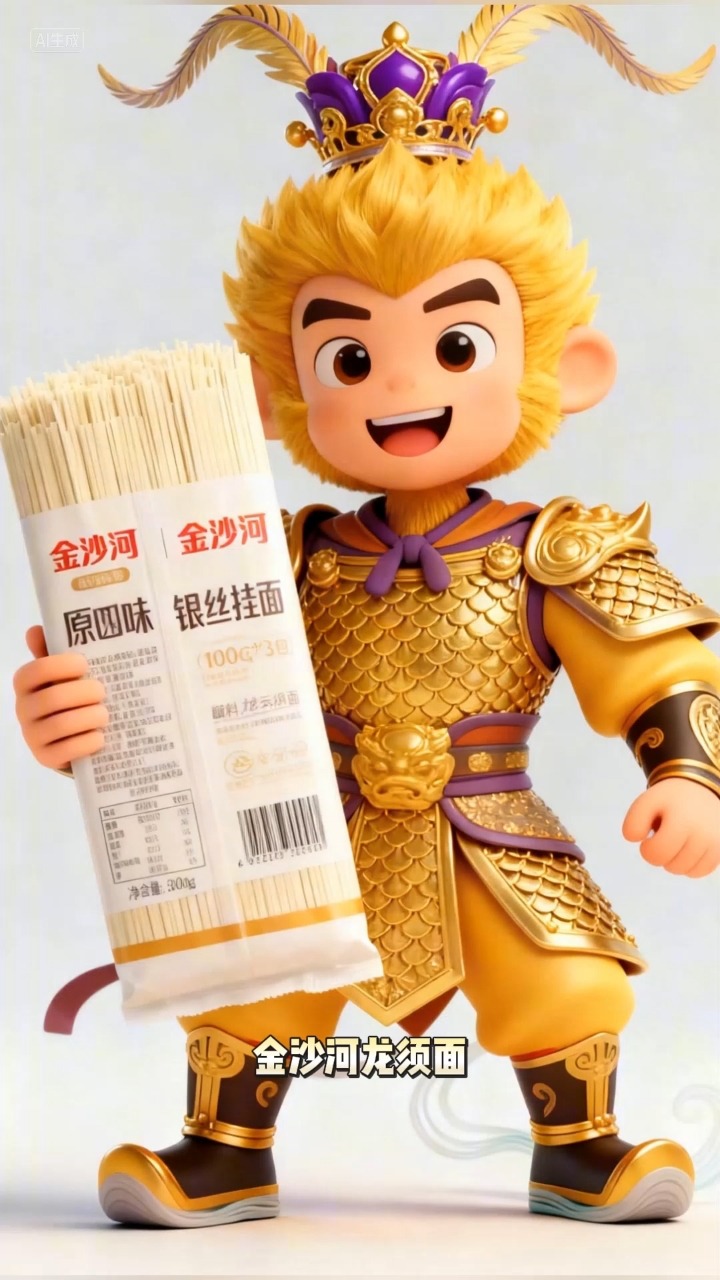 金沙河原味银丝挂面早餐速食龙须面细圆面条龙须面