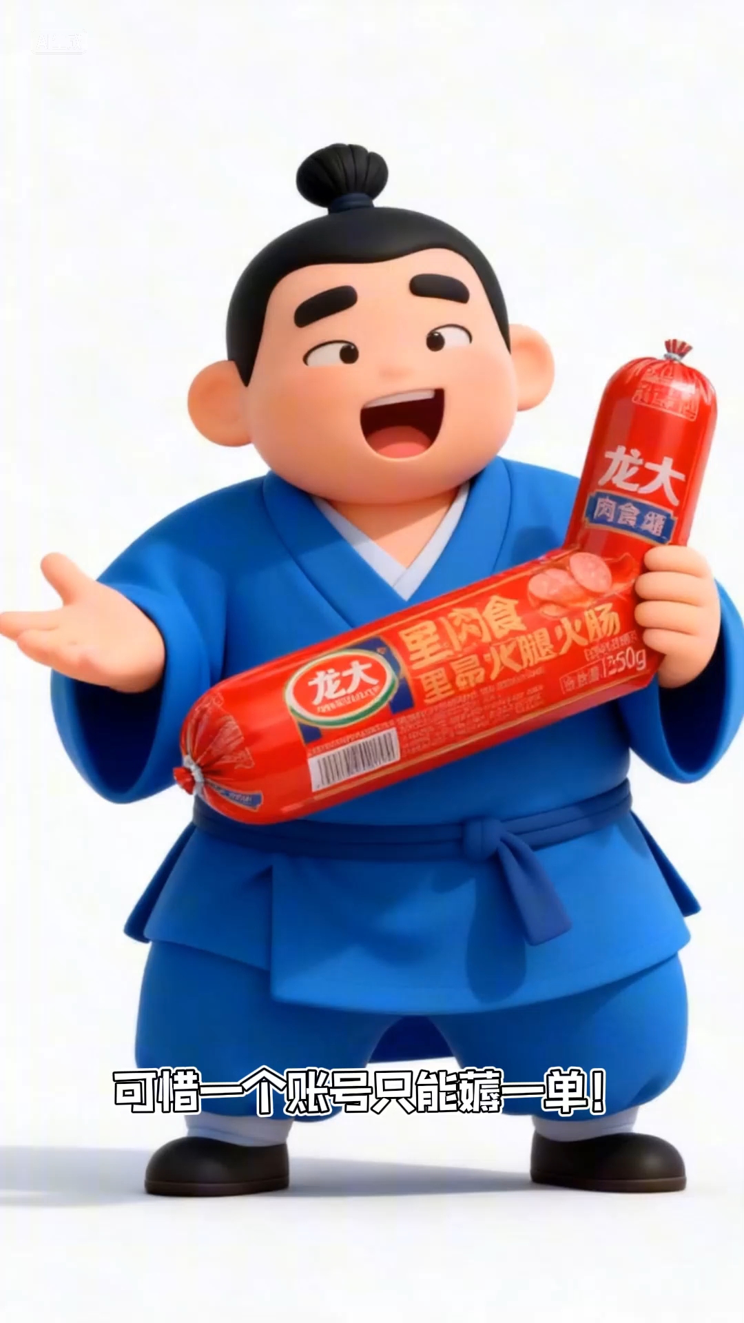 【上市品牌 商超同款】龙大肉食里昂火腿肠250g*6根VO